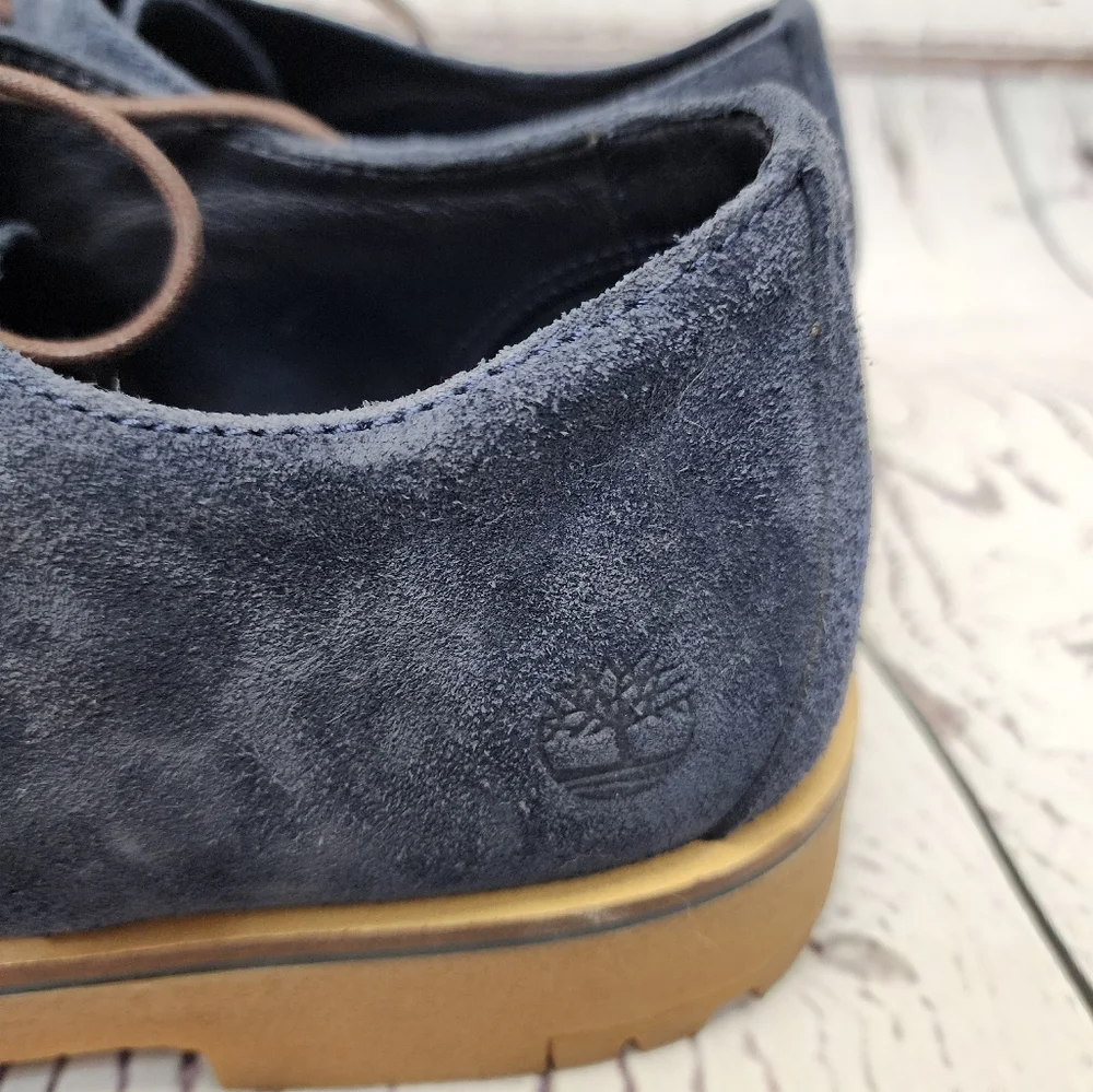 Timberland Blue Suede Leather Oxford‎ Shoes Size 11